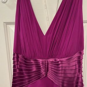 Tadashi Silk halter style long gown size 10